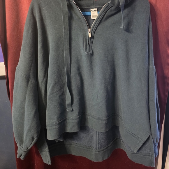 PINK Victoria's Secret Teal Hoodie - Picture 1 of 1